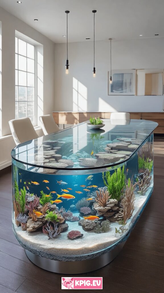 Aquarium dining table ideas (2)
