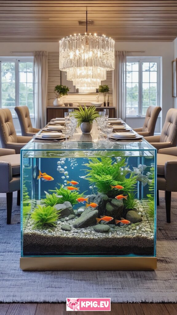 Aquarium dining table ideas (4)