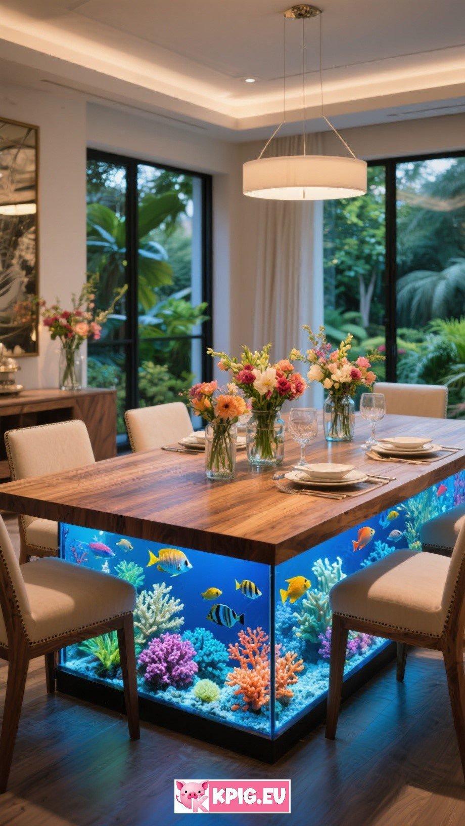 Aquarium dining table ideas (5)