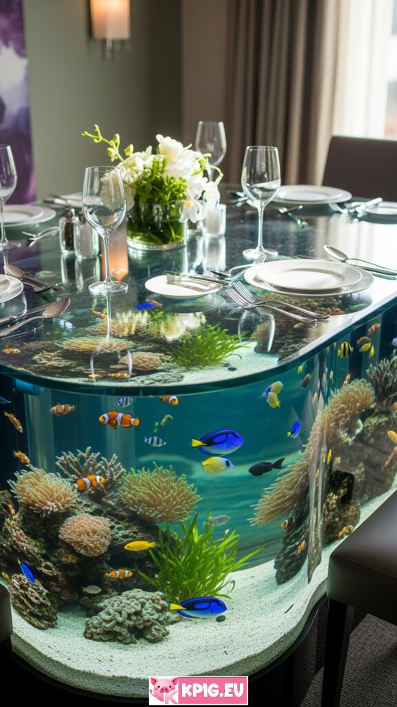 Aquarium dining table ideas (5)