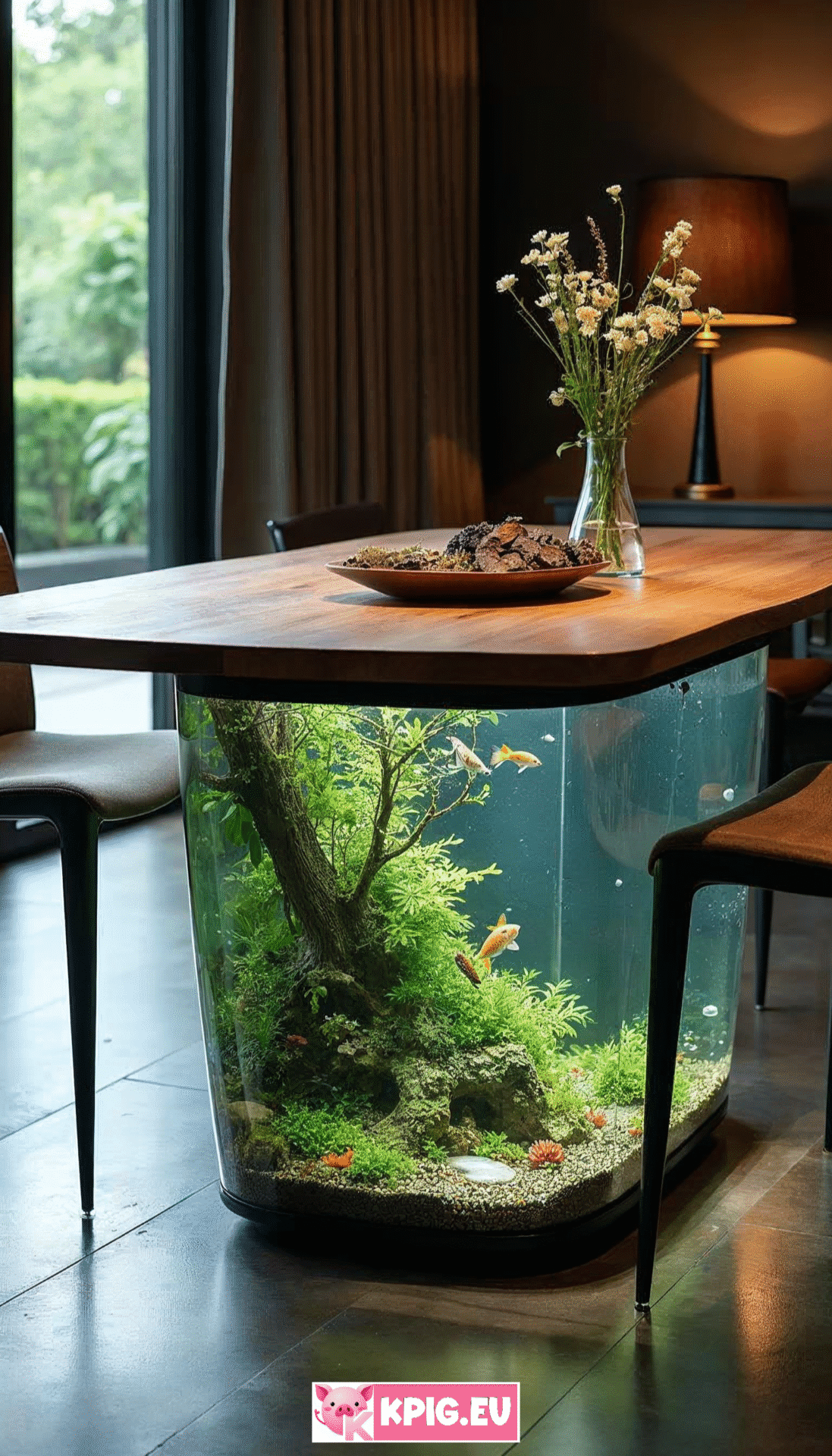 Aquarium dining table ideas (8)