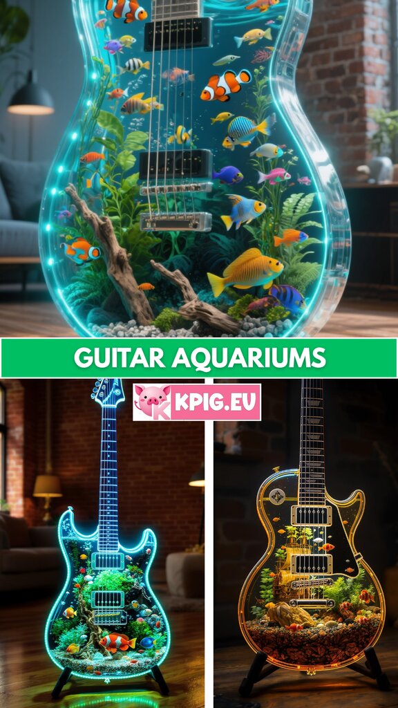 Dive into guitar aquariums where rock meets reef