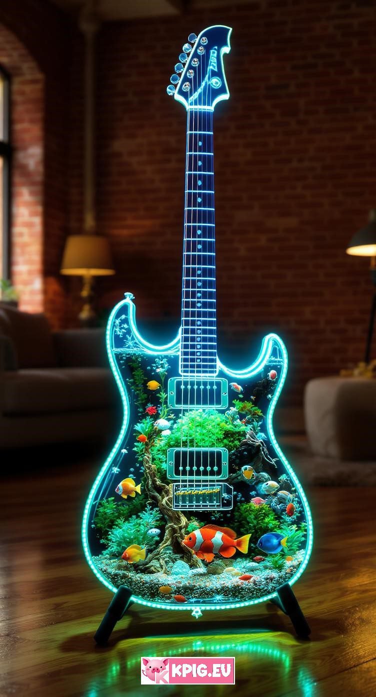 Guitar aquariums