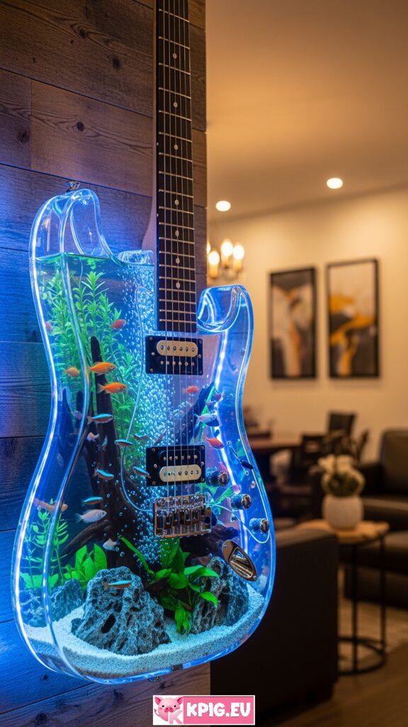 Guitar aquariums