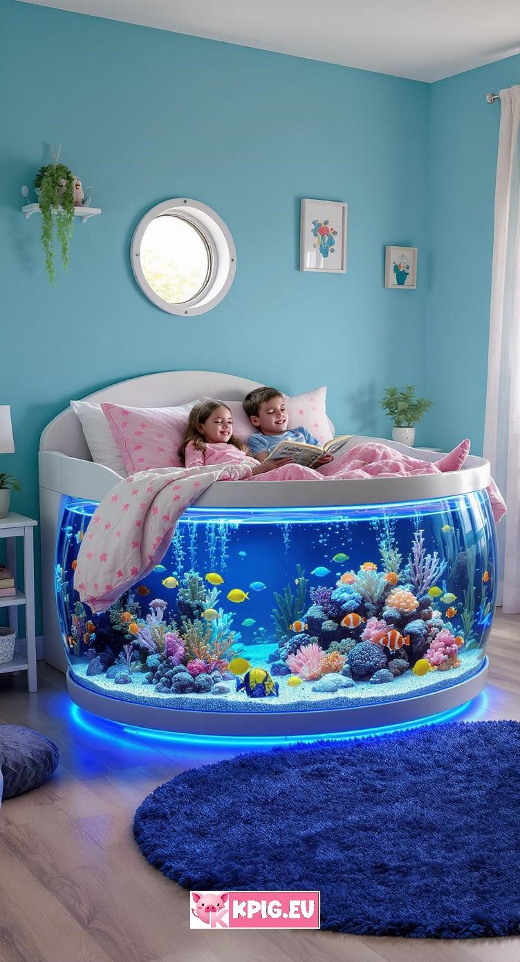 Kids aquarium beds (10)