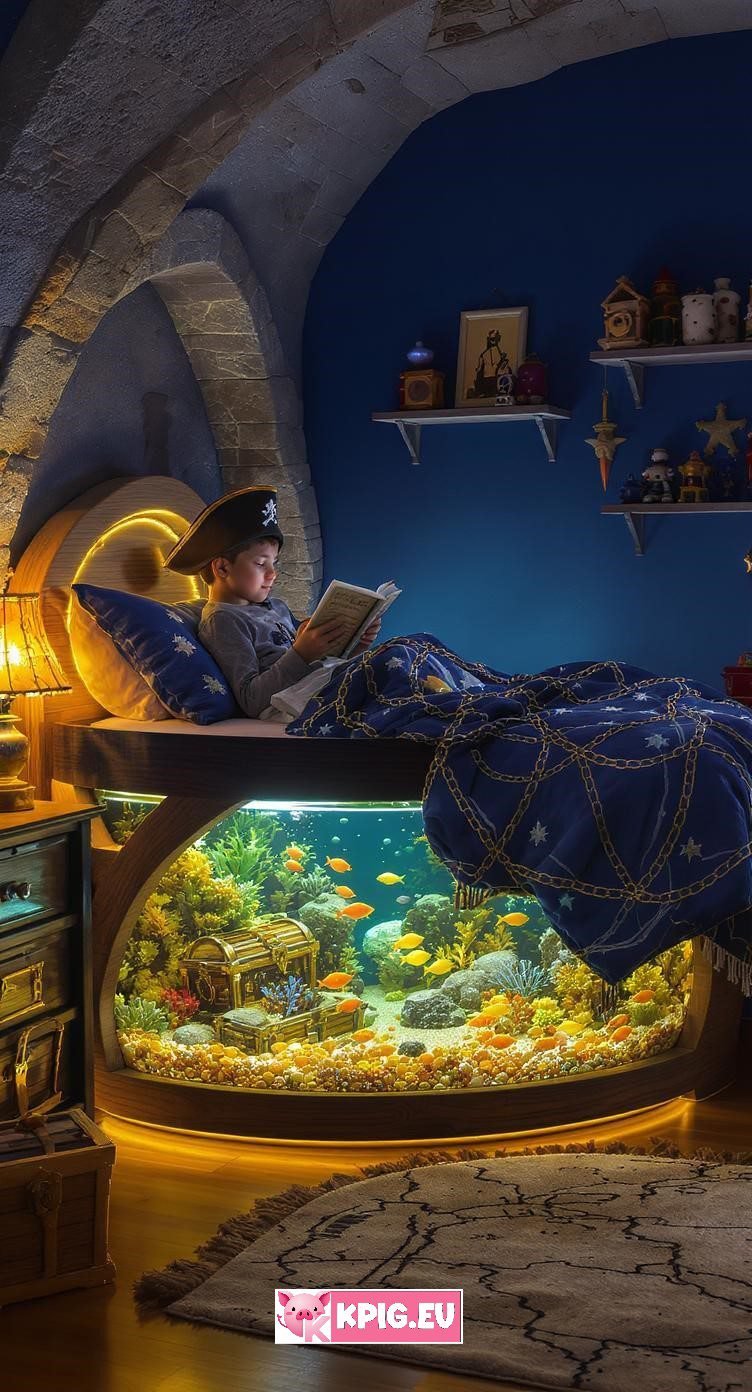 Kids aquarium beds (2)