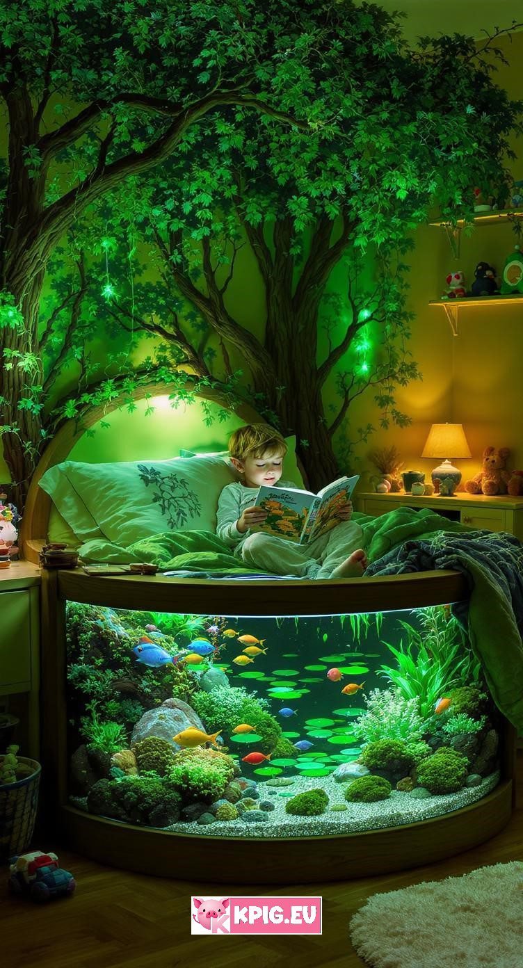 Kids aquarium beds (4)