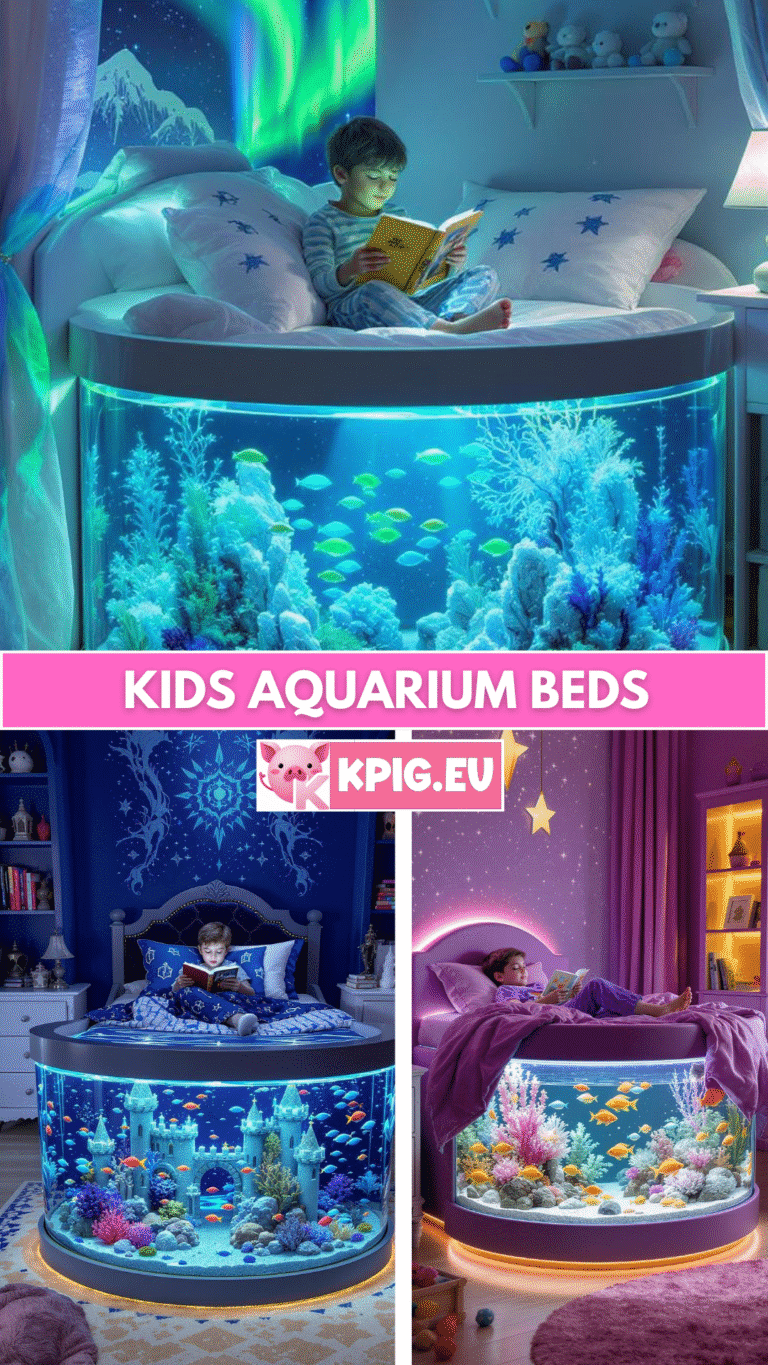 Kids aquarium beds